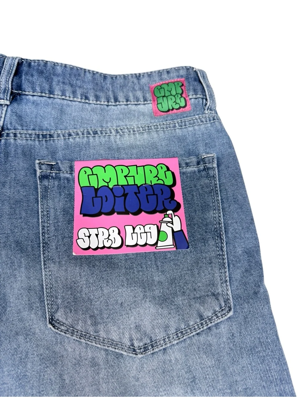 Empyre Baggy Skate Denim Shorts
